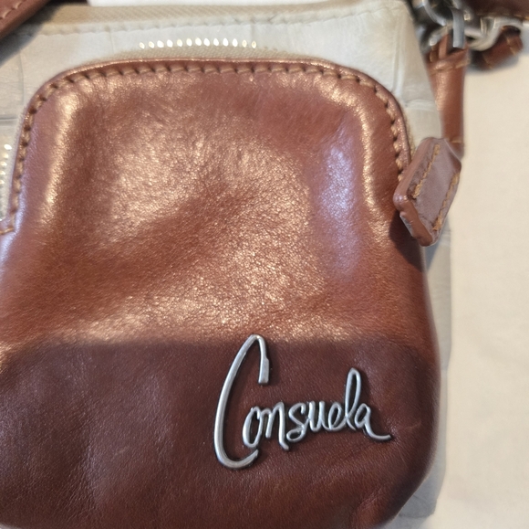 Brown and Cream Crossbody Bag - Picture 8 of 10